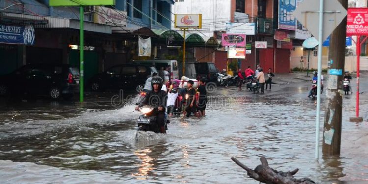 The floods brought disaster