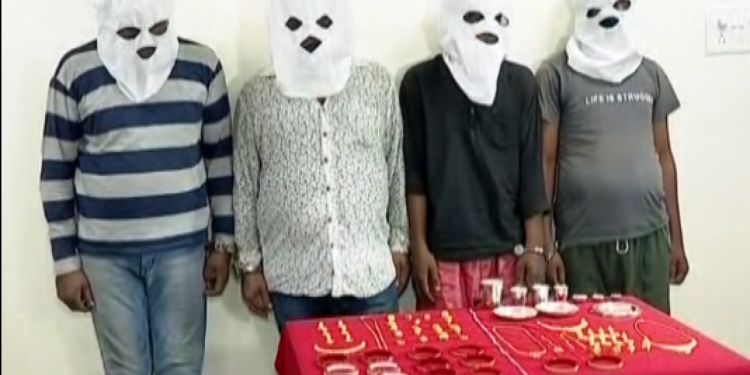 Cuttack: Four members of the notorious robbery gang have been arrested
