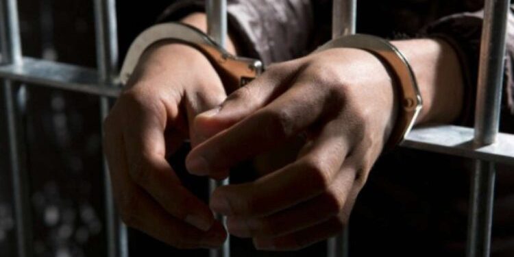 The father-in-law was arrested with a knife