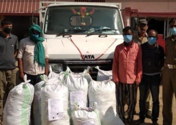 275 kg of smuggled cannabis seized from mini-truck; 4 arrested