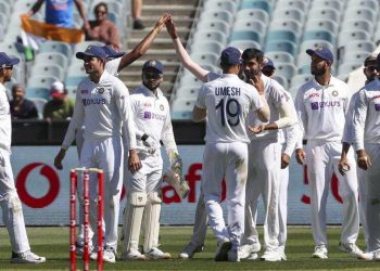 India were bowled out for 145 in the second Test of the match.