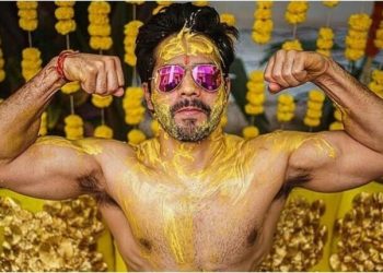 Barun Dhawan shared a photo of his yellow festival after the wedding