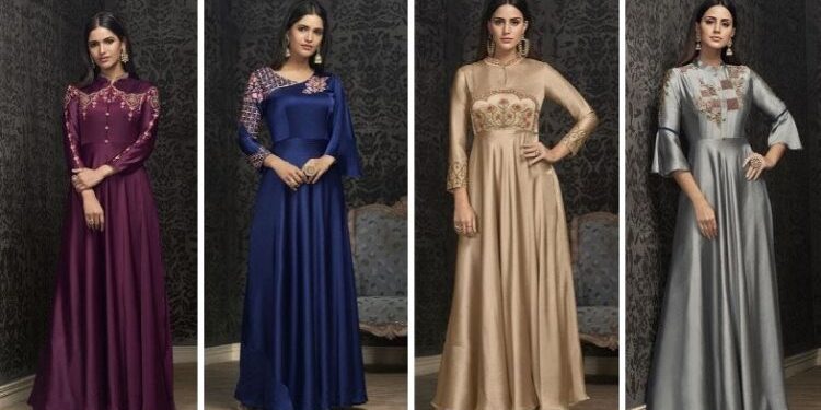 New trendy gowns, carvings and western-style dresses are more popular at the party.