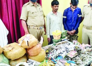 Huge quantities of cannabis cigarettes seized from the capital, 2 arrested