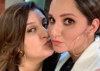 Sania wished Farha a happy birthday