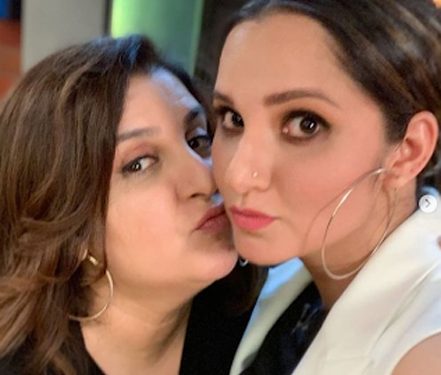 Sania wished Farha a happy birthday