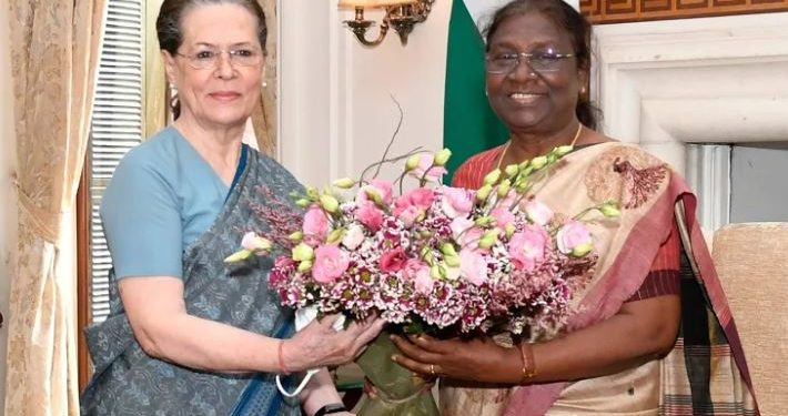 Sonia Gandhi met the President