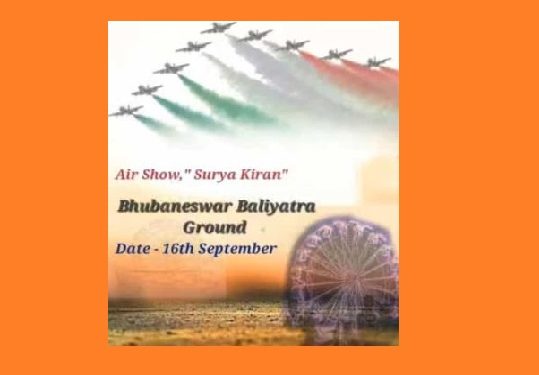 IAF Suryakiran Air show in Bhubaneswar on 16th September 2022