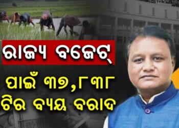 ରାଜ୍ୟ ବଜେଟ୍ : କୃଷି ପାଇଁ ୩୭,୮୩୮ କୋଟିର ବ୍ୟୟ ବରାଦ